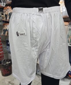 شورت طويل ابيض حجم كبير و مبطن